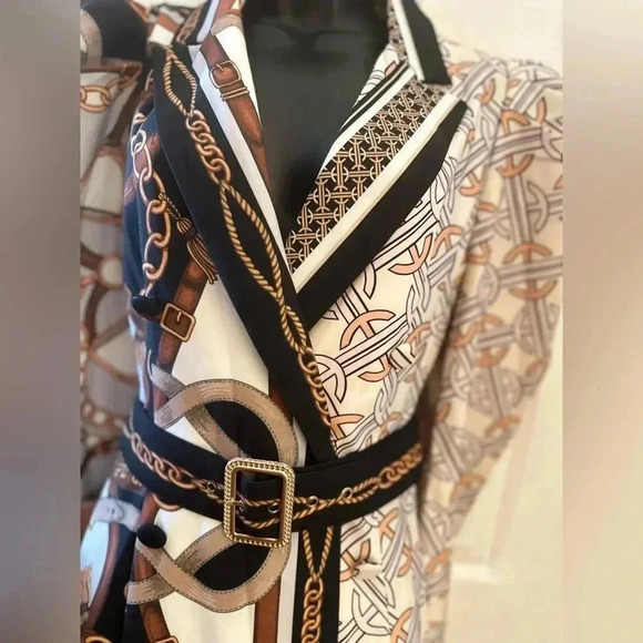 Women’s Printed Shirt Dress - Picture 9 of 11